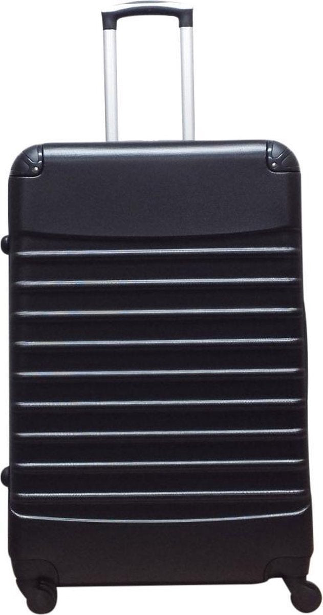 2-piece ABS luggage set – Ventura-Black-Nora Luxe