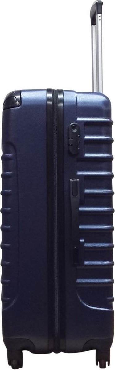 2-piece Dark Blue Hard Shell Suitcase Set – Monaco-Nora Luxe