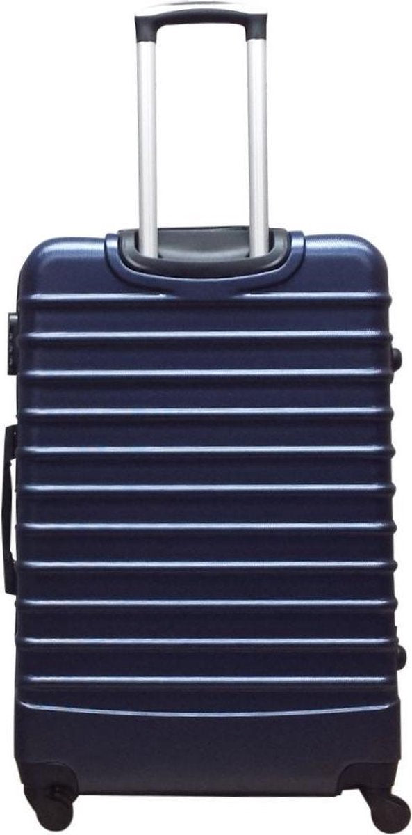 2-piece Dark Blue Hard Shell Suitcase Set – Monaco-Nora Luxe