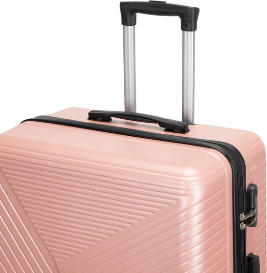2-piece hard shell suitcase set – Santorini-Gray-2x S (39 L)-Nora Luxe