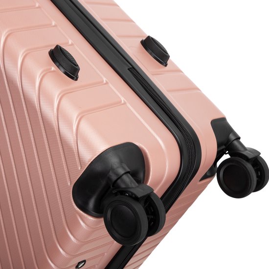 2-piece hard shell suitcase set – Santorini-Gray-2x S (39 L)-Nora Luxe