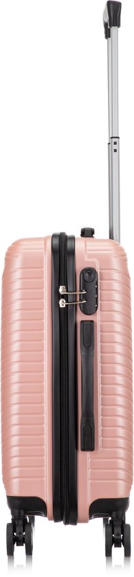 2-piece hard shell suitcase set – Santorini-Gray-2x S (39 L)-Nora Luxe