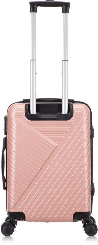 2-piece hard shell suitcase set – Santorini-Gray-2x S (39 L)-Nora Luxe