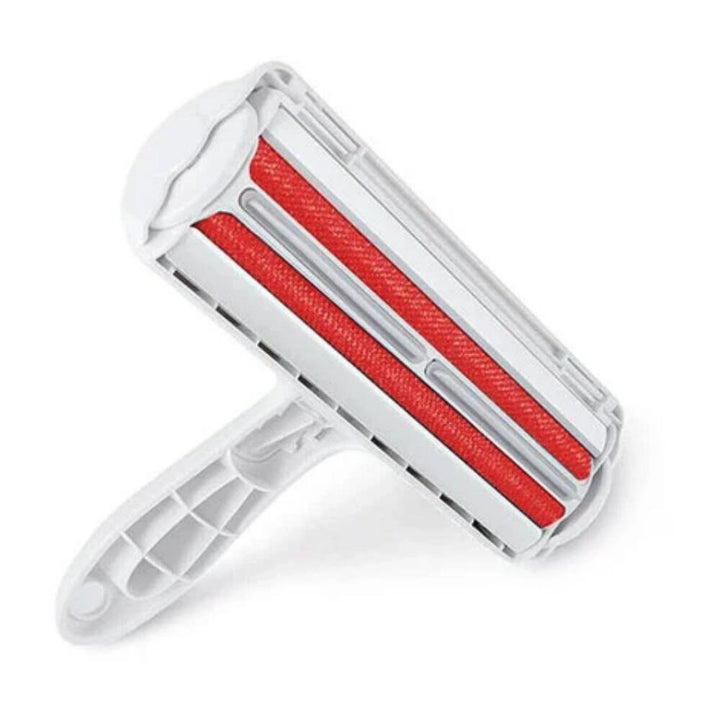 2-Way Pet Hair Remover with Microfiber Roller - FurSweep-Red-Nora Luxe