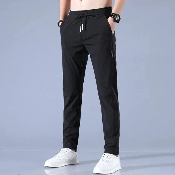 2025 New Models Unisex Quick-Dry Stretch Trousers-Black (Man)-M-Nora Luxe