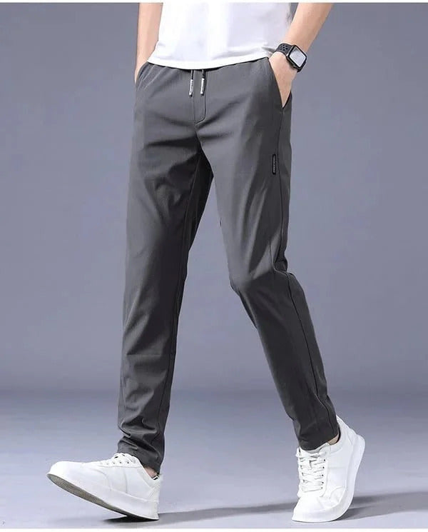 2025 New Models Unisex Quick-Dry Stretch Trousers-Dark grey (Man)-M-Nora Luxe