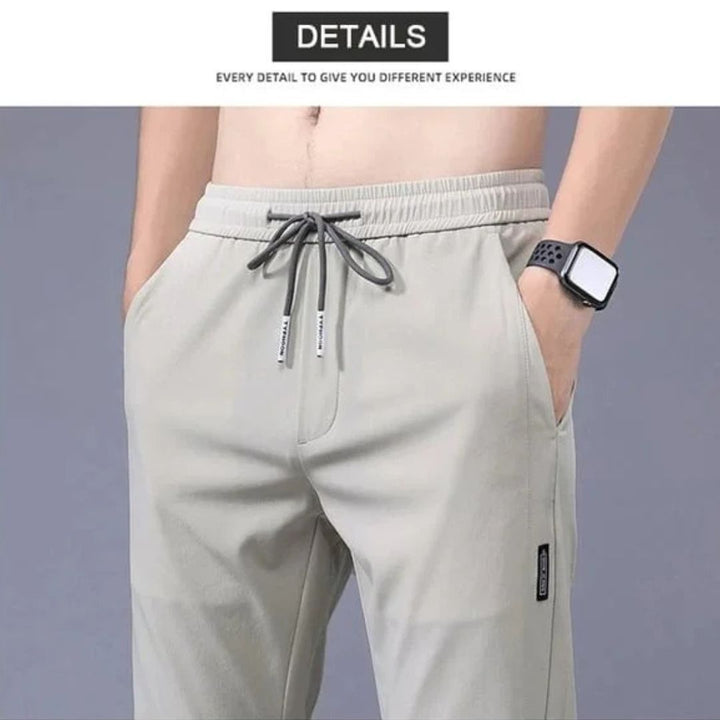 2025 New Models Unisex Quick-Dry Stretch Trousers-Dark grey (Man)-M-Nora Luxe