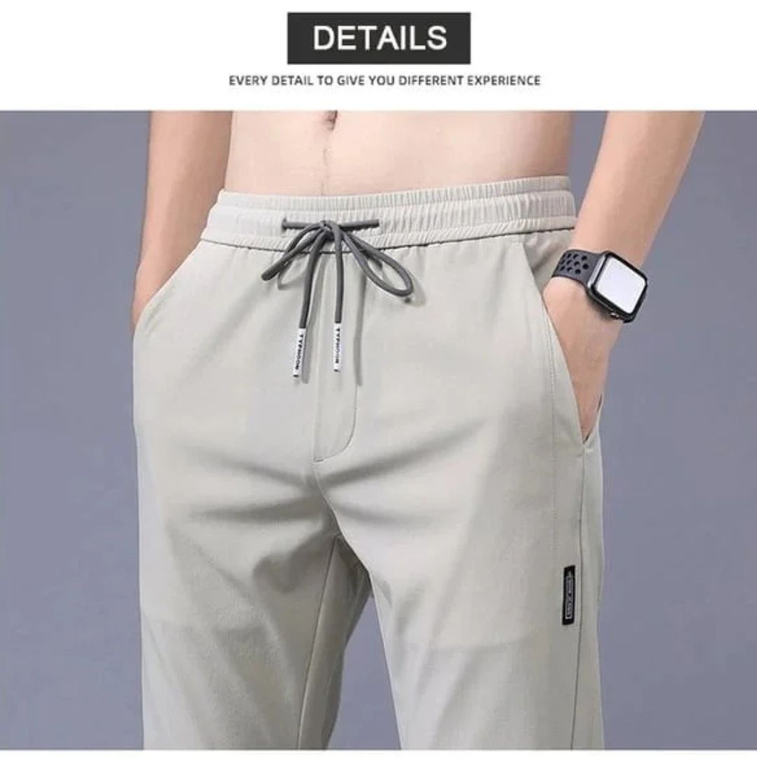 2025 New Models Unisex Quick-Dry Stretch Trousers-Dark grey (Man)-M-Nora Luxe