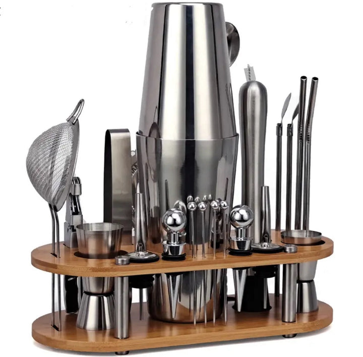 23-Piece Professional Bartender Set - ShakerPro-Nora Luxe