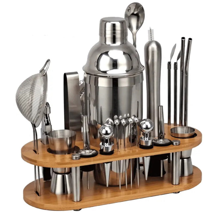 23-Piece Professional Bartender Set - ShakerPro-Nora Luxe