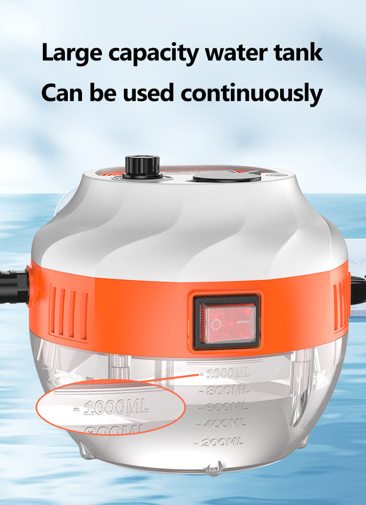 2800W HIGH-PRESSURE STEAM CLEANER - HOME APPLIANCE FOR KITCHEN AND CAR-Orange-Nora Luxe