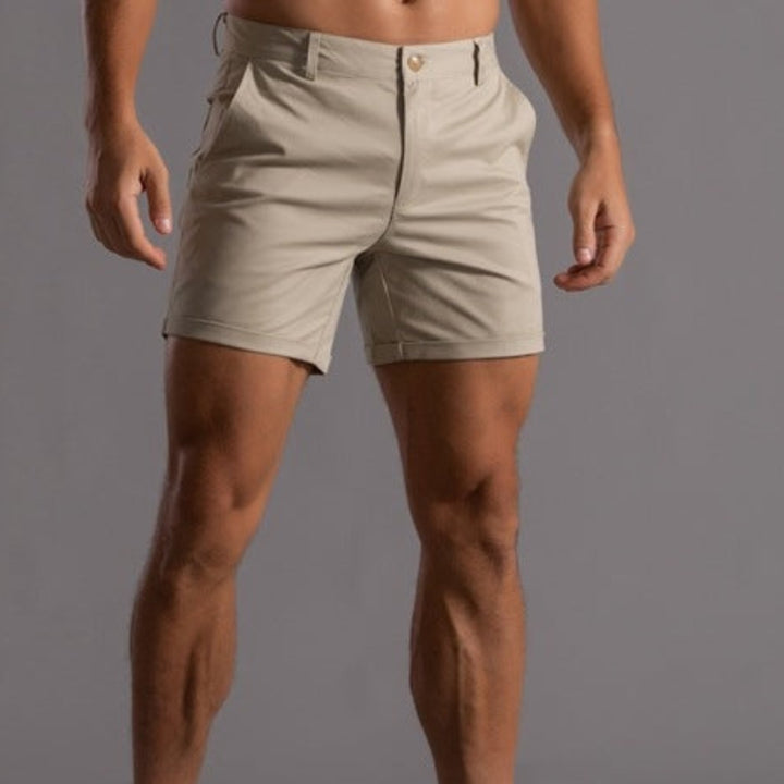 Fashionable slim-fit chino shorts for men – Emil