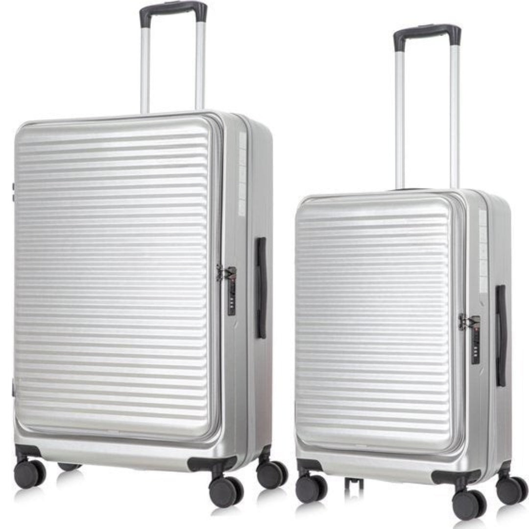 2-piece hard-shell suitcase set with laptop compartment – Berlin