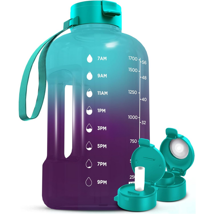 2L Water Bottle with Time Marking – BPA-free-1.2L-Galaxy-Nora Luxe