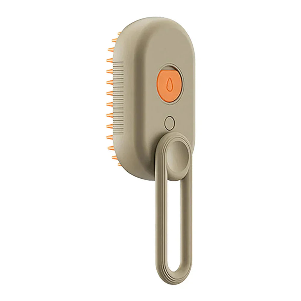 3-in-1 Electric Steam Brush for Pets - SteamPet-Khaki-Nora Luxe