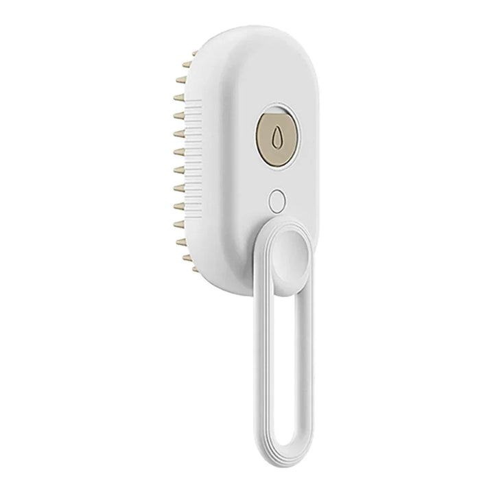 3-in-1 Electric Steam Brush for Pets - SteamPet-White-Nora Luxe