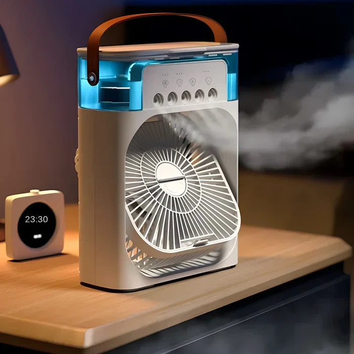 3-in-1 Fan with 7-Color LED Light - BreezeMaster Pro-Nora Luxe