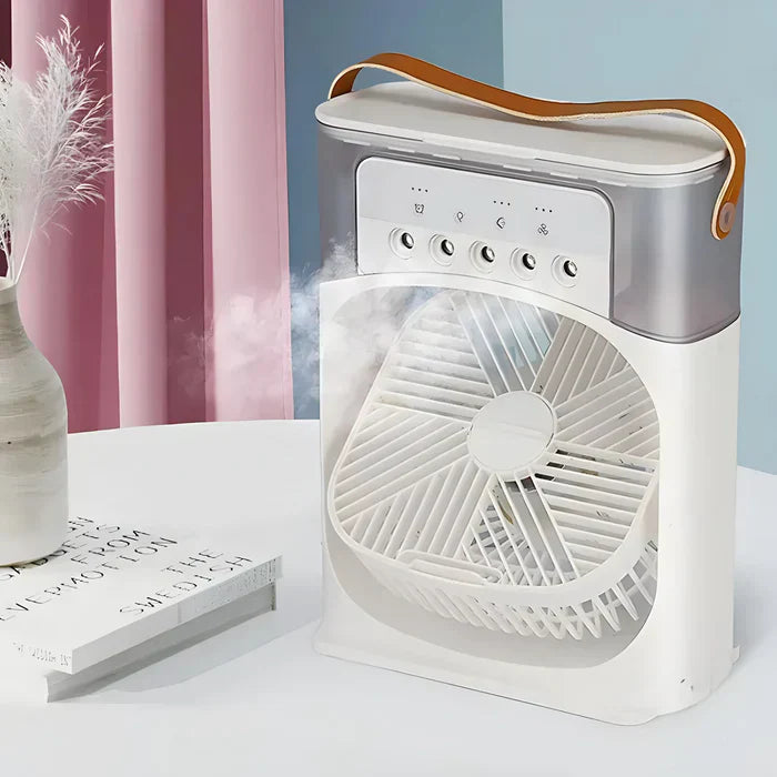 3-in-1 Fan with 7-Color LED Light - BreezeMaster Pro-Nora Luxe
