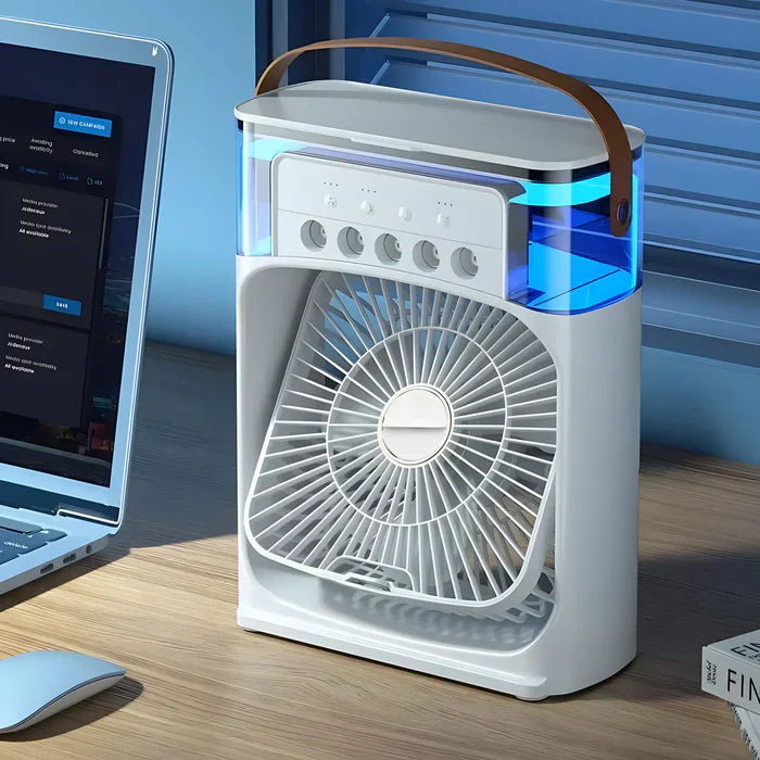 3-in-1 Fan with 7-Color LED Light - BreezeMaster Pro-Nora Luxe
