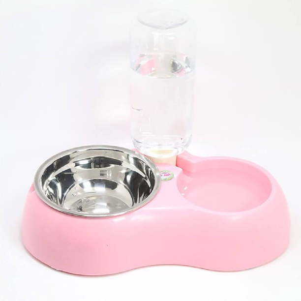 3-in-1 Feeding Bowl for Dogs and Cats - EasyFlow-Pink-Nora Luxe