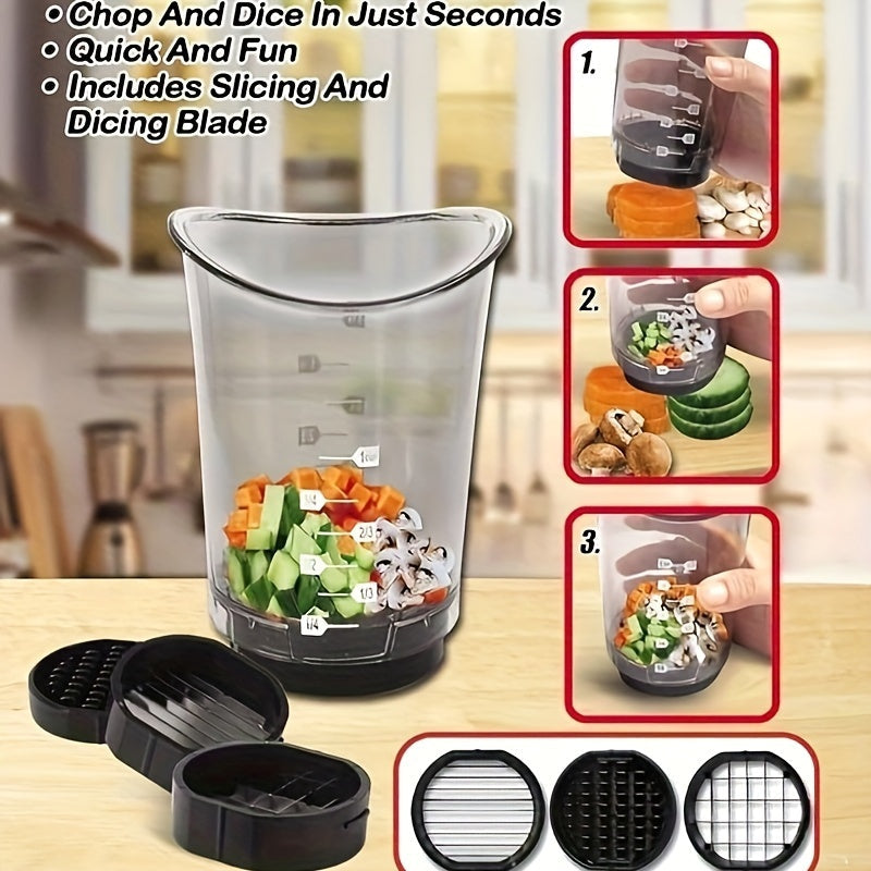 3-in-1 Manual Slicer & Chopper - QuickSlice-Nora Luxe