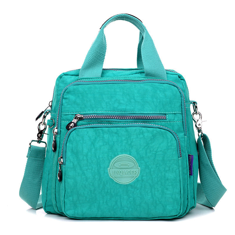 3-in-1 Waterproof Multifunctional Trendy Shoulder Bag - FlexiBag-Blue Green-Nora Luxe