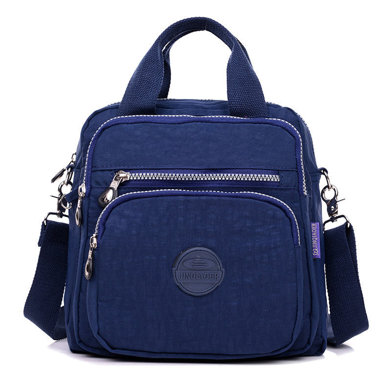 3-in-1 Waterproof Multifunctional Trendy Shoulder Bag - FlexiBag-Dark blue-Nora Luxe