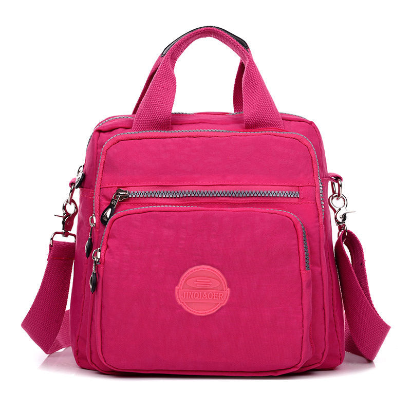 3-in-1 Waterproof Multifunctional Trendy Shoulder Bag - FlexiBag-Pink-Nora Luxe