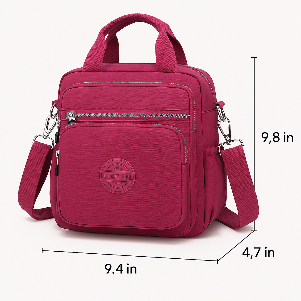 3-in-1 Waterproof Multifunctional Trendy Shoulder Bag - FlexiBag-Purple-Nora Luxe