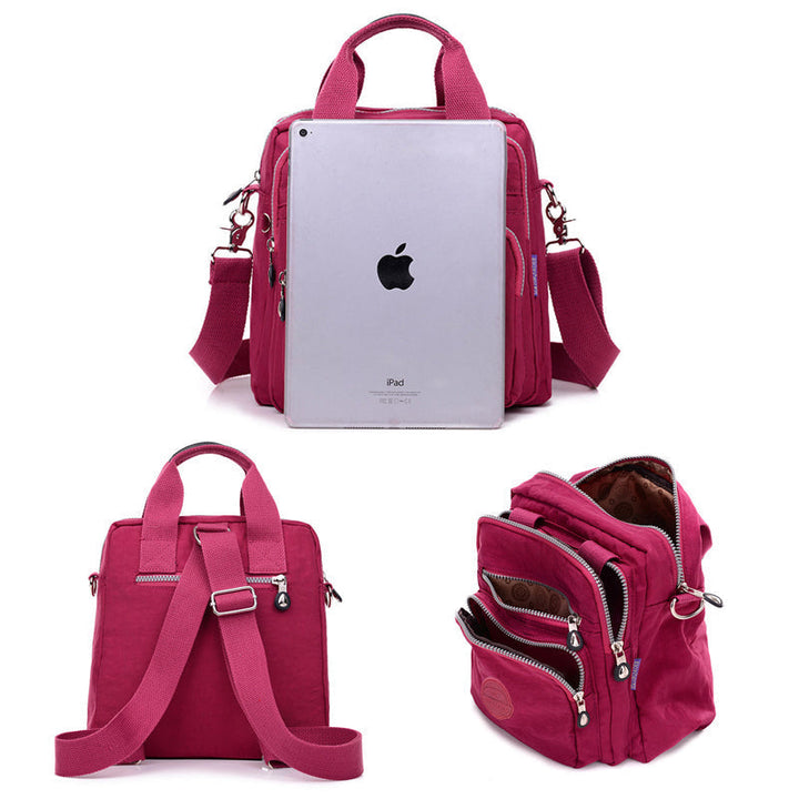 3-in-1 Waterproof Multifunctional Trendy Shoulder Bag - FlexiBag-Purple-Nora Luxe