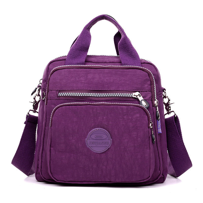 3-in-1 Waterproof Multifunctional Trendy Shoulder Bag - FlexiBag-Purple-Nora Luxe