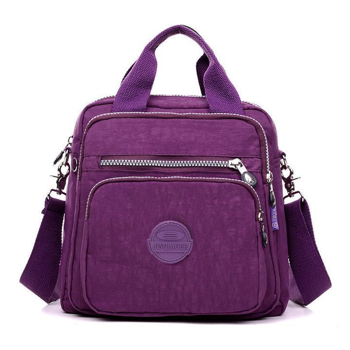 3-in-1 Waterproof Multifunctional Trendy Shoulder Bag - FlexiBag-Purple-Nora Luxe