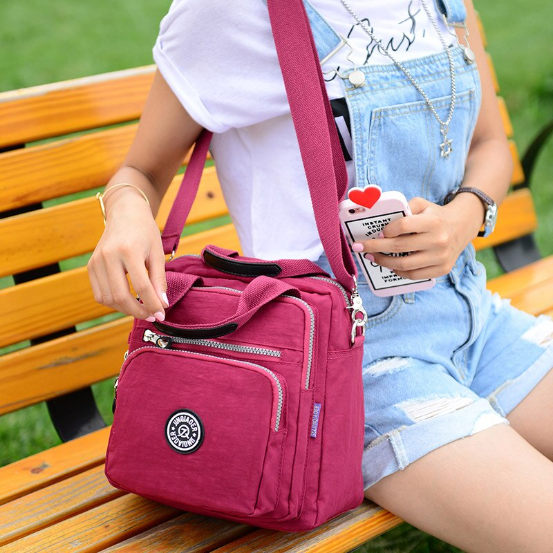 3-in-1 Waterproof Multifunctional Trendy Shoulder Bag - FlexiBag-Purple-Nora Luxe