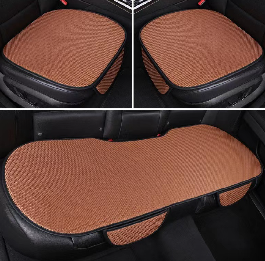 3-Piece Anti-Slip Car Seat Covers with Massage Effect – CoolRide-Black-Nora Luxe