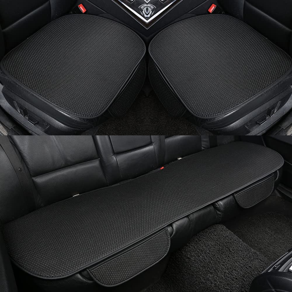 3-Piece Anti-Slip Car Seat Covers with Massage Effect – CoolRide-Black-Nora Luxe