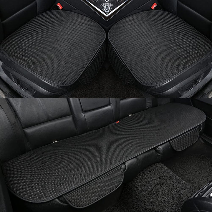 3-Piece Anti-Slip Car Seat Covers with Massage Effect – CoolRide-Black-Nora Luxe
