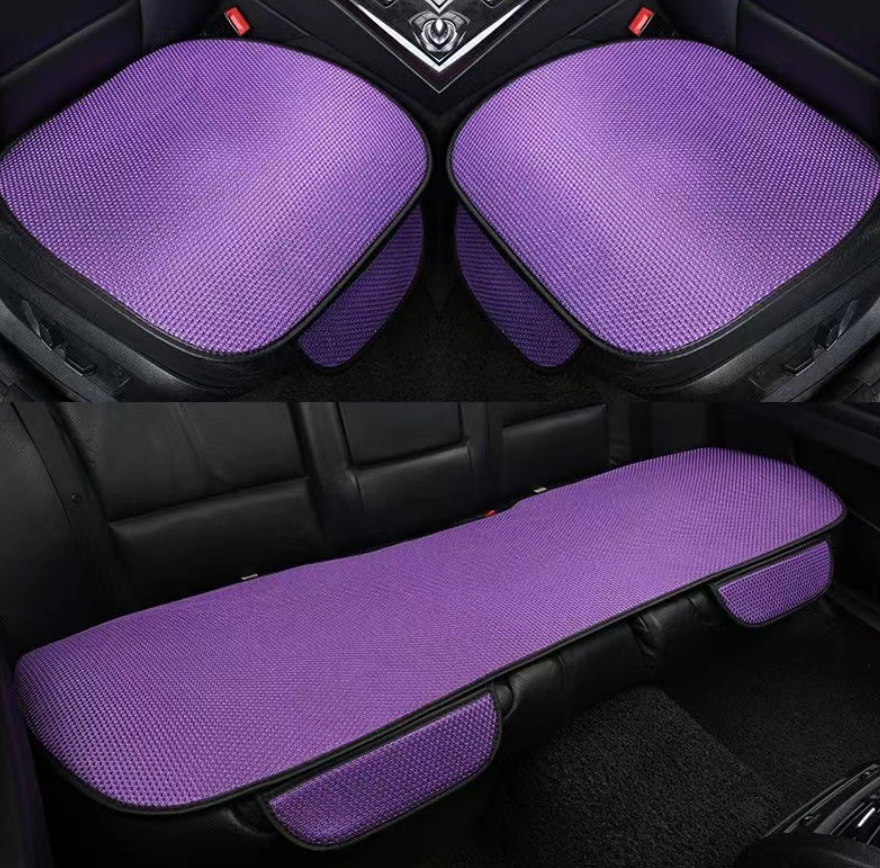 3-Piece Anti-Slip Car Seat Covers with Massage Effect – CoolRide-Black-Nora Luxe