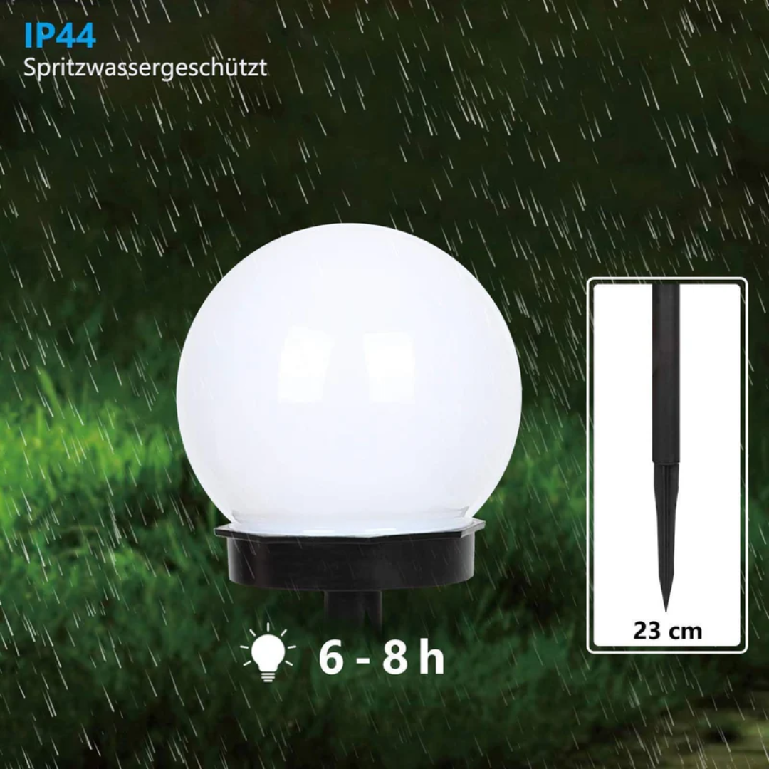 3 Pieces Waterproof LED Solar Garden Lights - SunLuxe Orbs-Nora Luxe