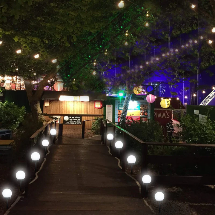 3 Pieces Waterproof LED Solar Garden Lights - SunLuxe Orbs-Nora Luxe
