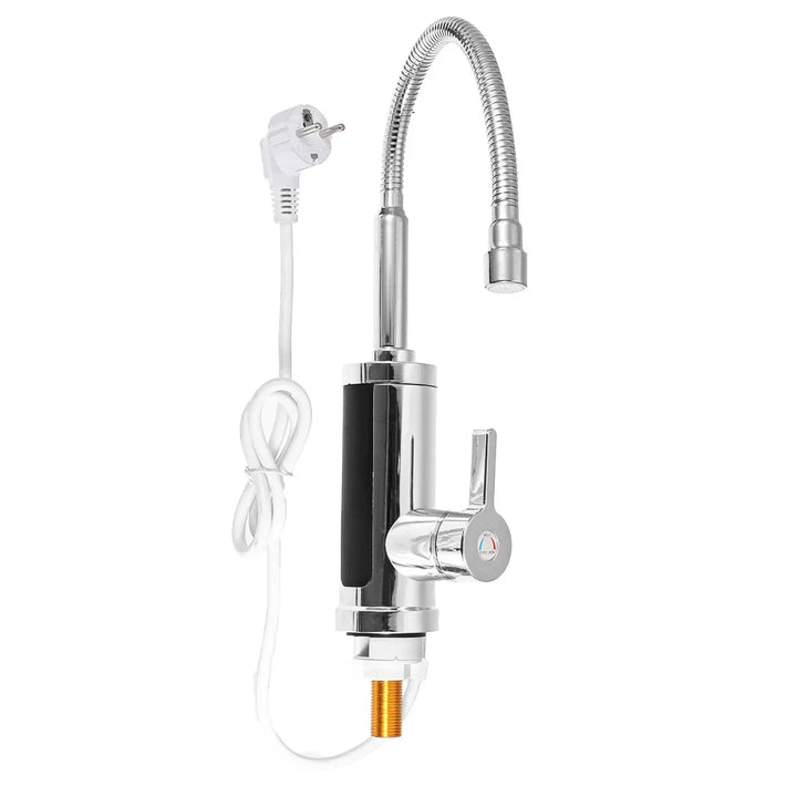 3000W Electric Kitchen Tap with Instant Hot Water - FlowHeat-Type 1 Gray-Nora Luxe