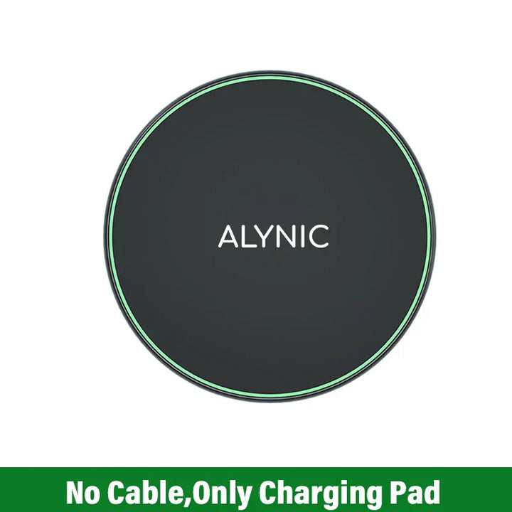 30W WIRELESS FAST CHARGER FOR IPHONE & OTHER DEVICES | INDUCTION CHARGING PAD-White without Cable-Nora Luxe