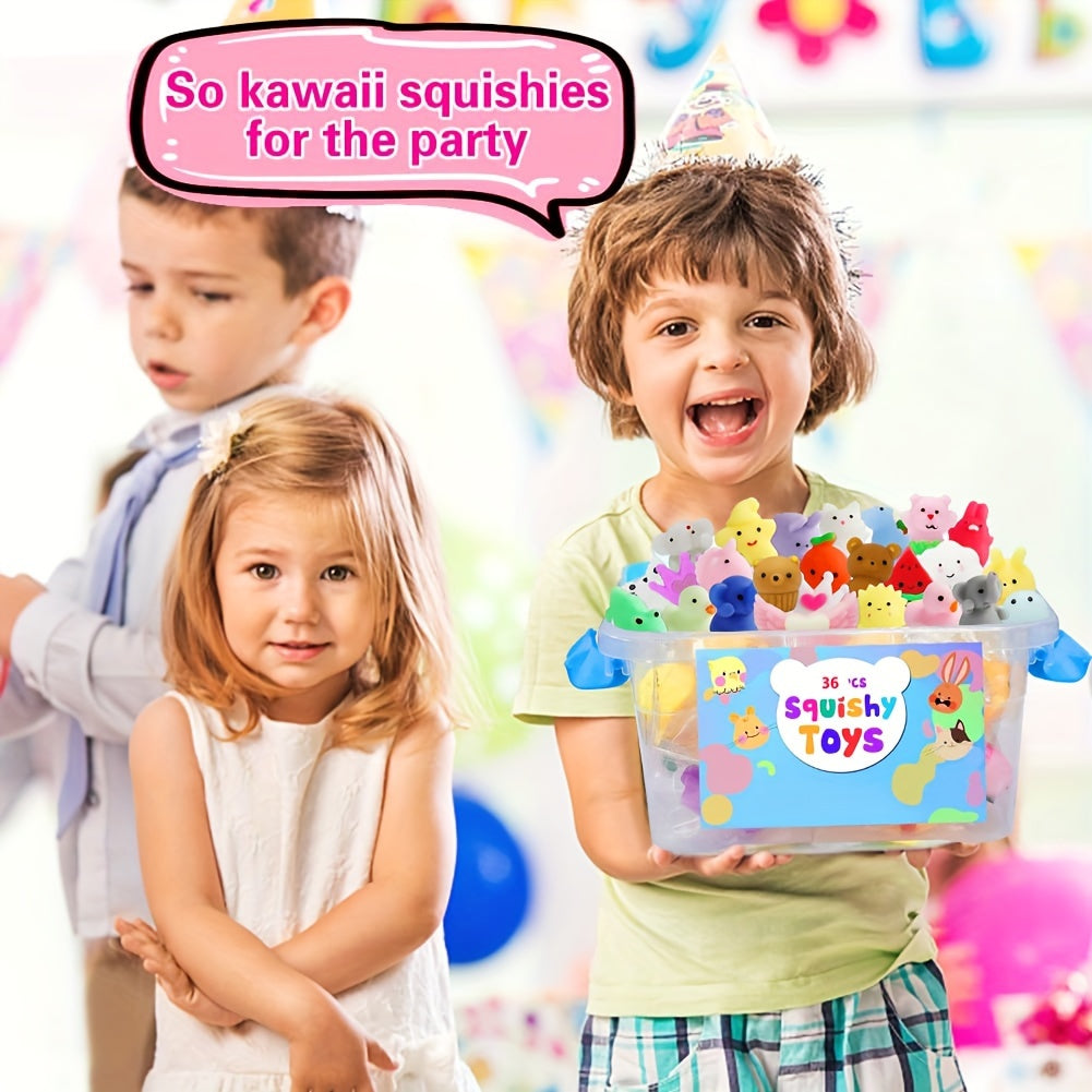 36 Cute Squishy Animal Toys - Kawaii Squeeze Toys-Nora Luxe