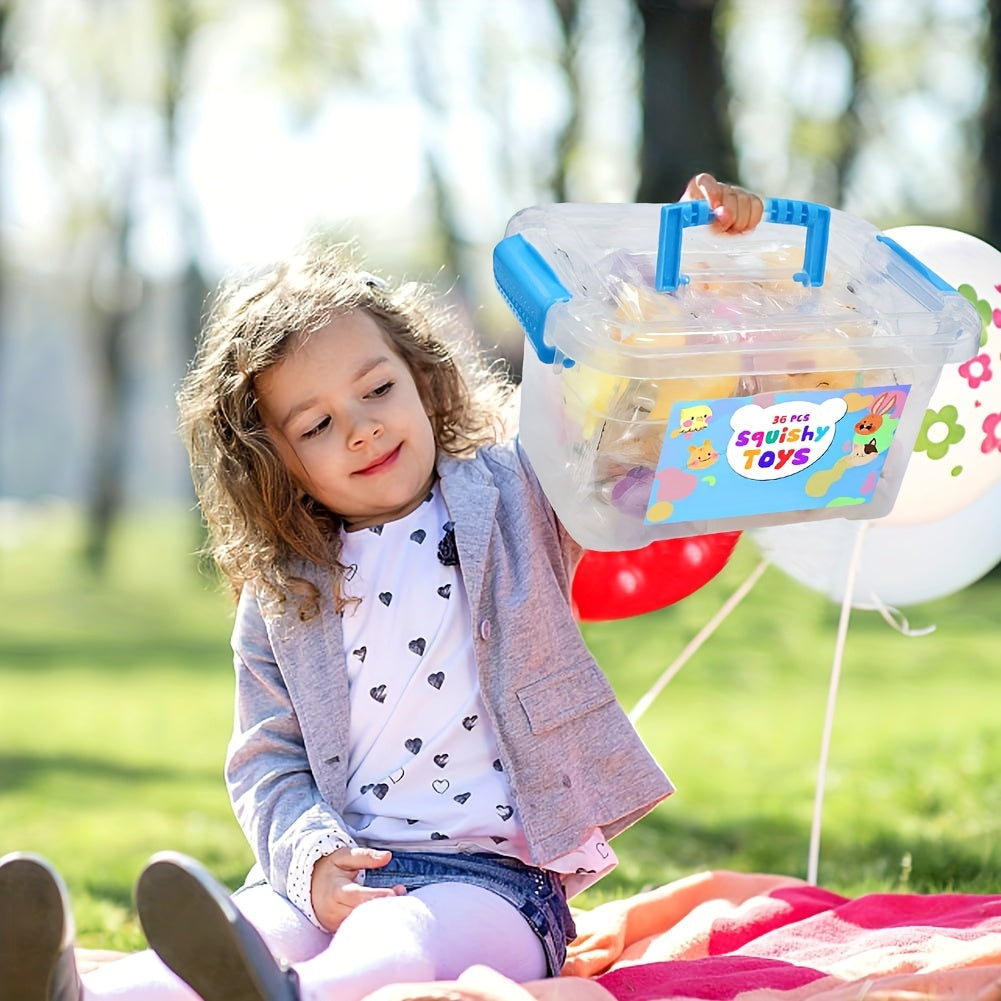36 Cute Squishy Animal Toys - Kawaii Squeeze Toys-Nora Luxe