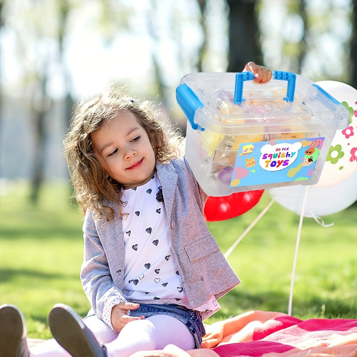 36 Cute Squishy Animal Toys - Kawaii Squeeze Toys-Nora Luxe