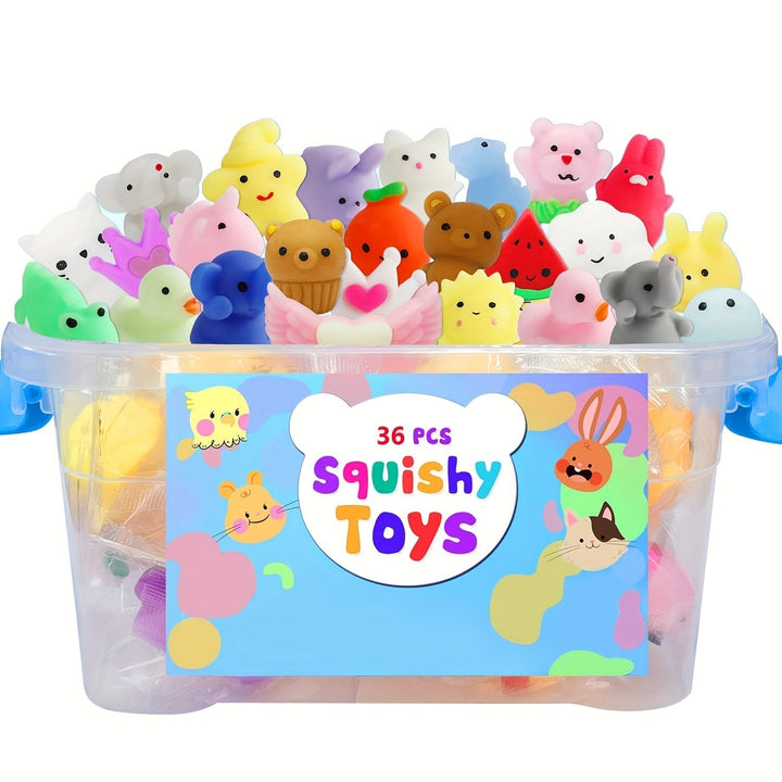 36 Cute Squishy Animal Toys - Kawaii Squeeze Toys-Nora Luxe