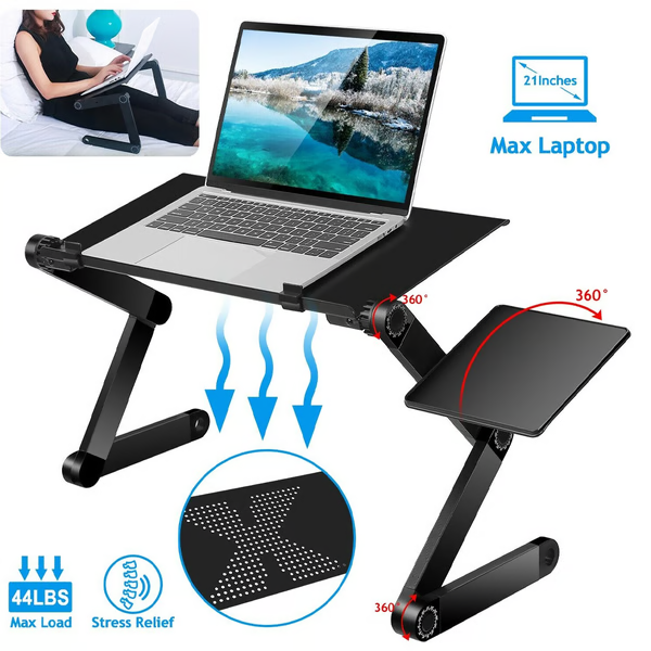 360° Ergonomic Laptop Stand - FlexStand-Nora Luxe