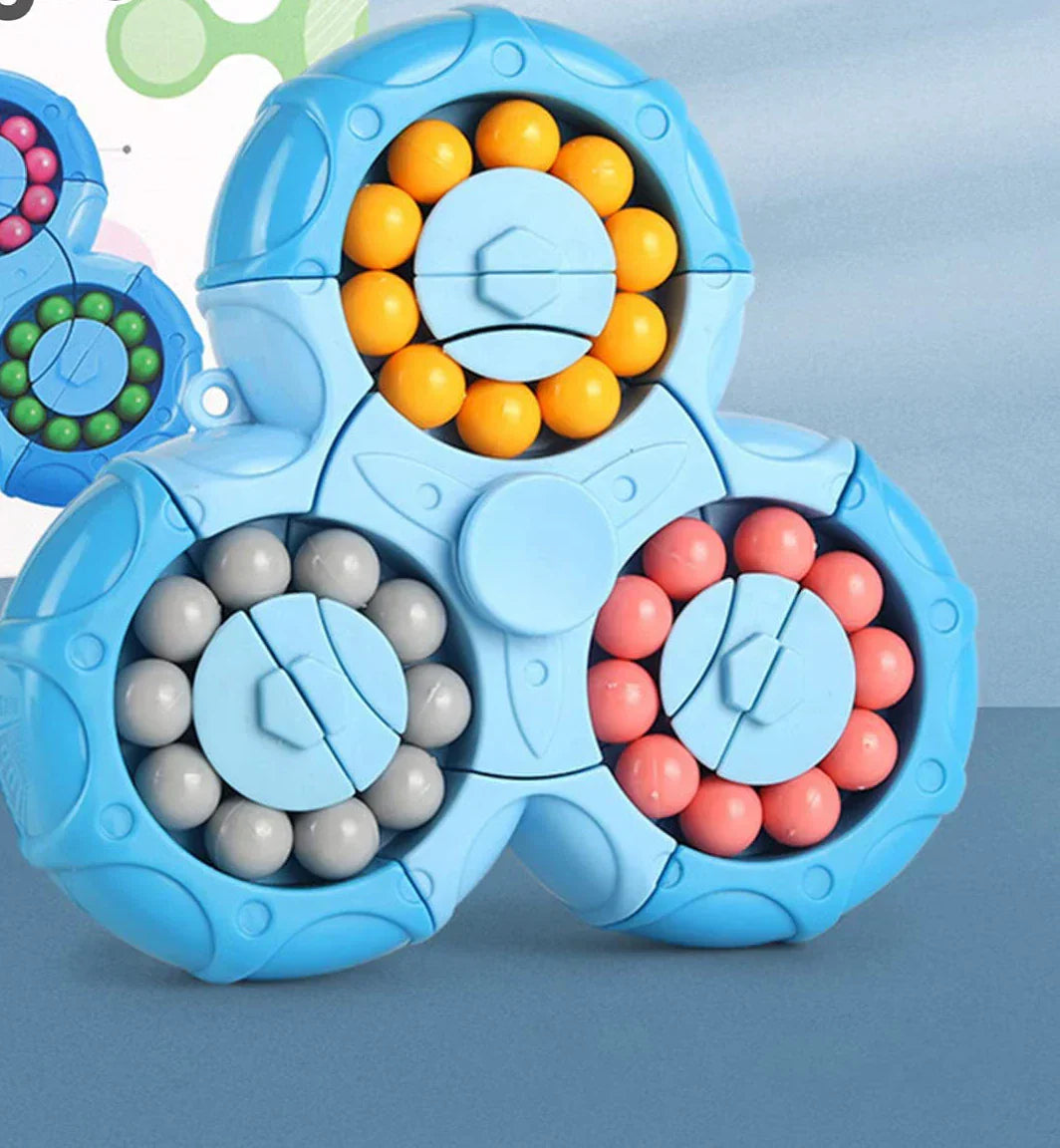 360° Fidget Spinner - FocusSpin-Blue-Nora Luxe