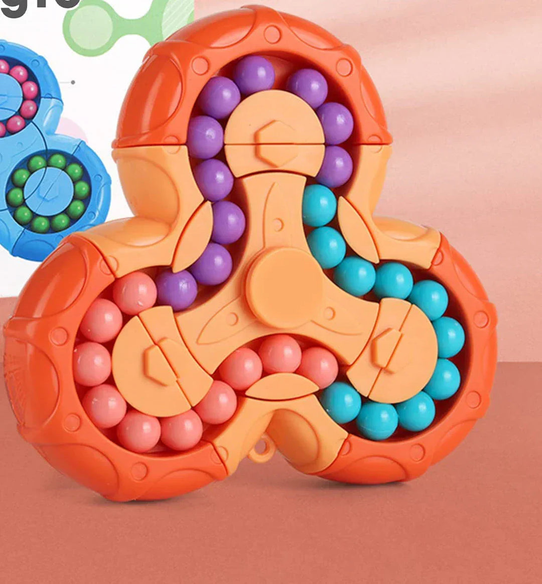 360° Fidget Spinner - FocusSpin-Orange-Nora Luxe