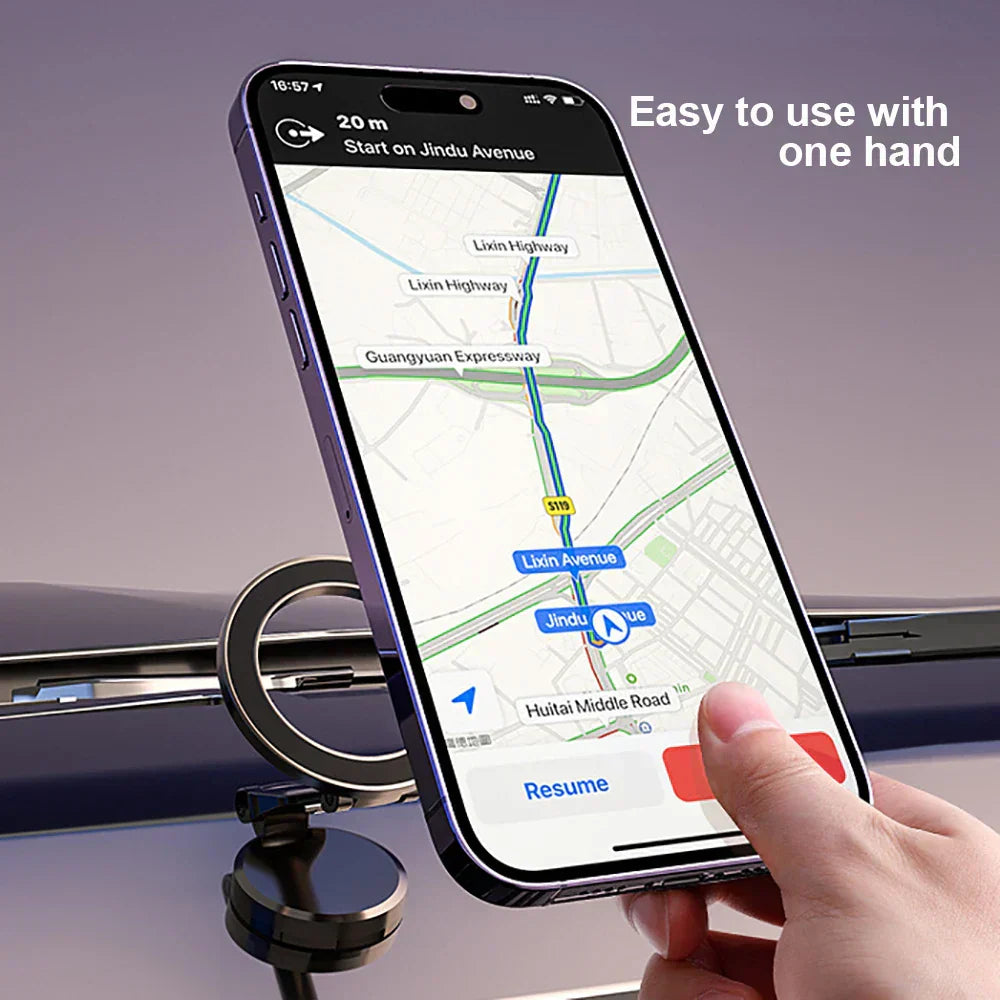 360° Foldable Magnetic Phone Holder for the Car - Strong & Adjustable-Nora Luxe