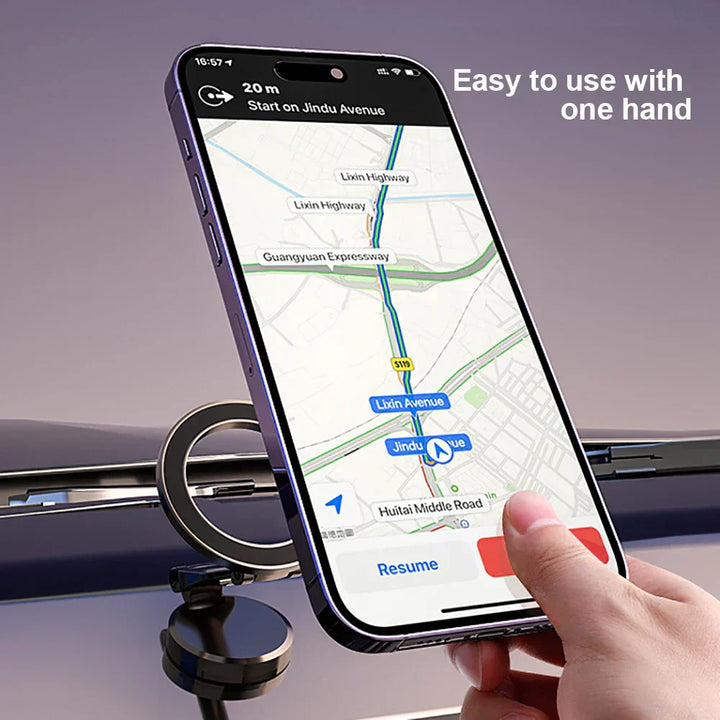 360° Foldable Magnetic Phone Holder for the Car - Strong & Adjustable-Nora Luxe